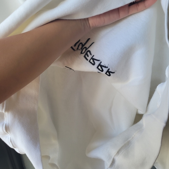 VTG RARE 90's Disney Mickey White Sweater Embroidered Jumping Tiger XXL Unisex - Picture 7 of 15